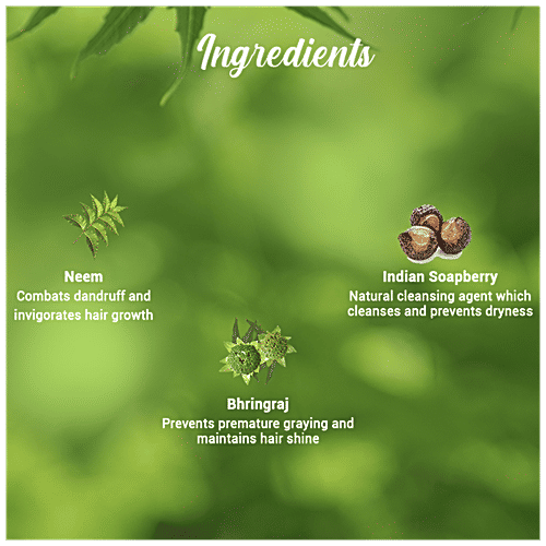 BIOTIQUE Fresh Neem Anti Dandruff Shampoo With Conditioner, 190 ml Fights Dandruff