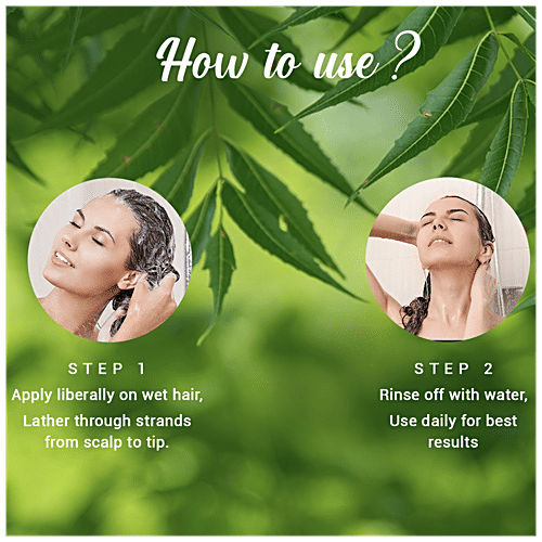 BIOTIQUE Fresh Neem Anti Dandruff Shampoo With Conditioner, 190 ml Fights Dandruff