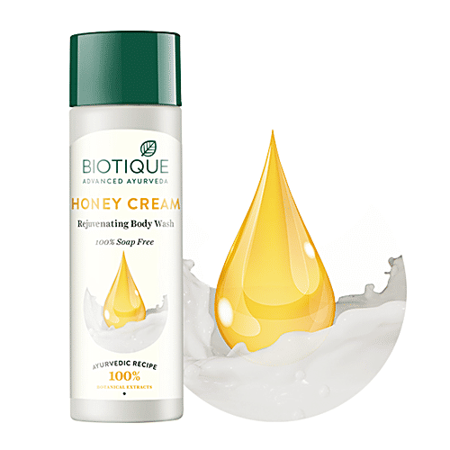 Buy BIOTIQUE Bio Honey Cream Rejuvenating Body Wash 190 ml Online at Best Price. of Rs 180