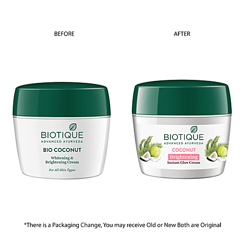 Buy Biotique Bio Coconut Whitening Brighting Cream 175 Gm Online at the