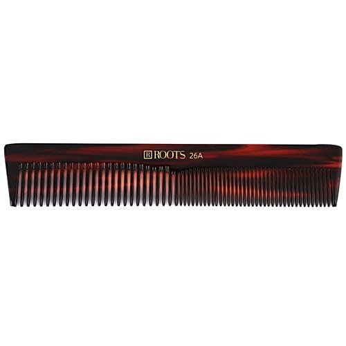 Roots Brown Dressing Comb For Medium Length Straight Hair - 26A, 1 pc Pouch 