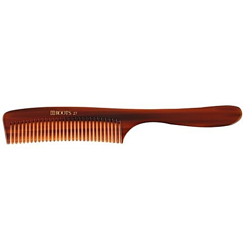 Buy Roots Brown Fine Teeth Comb With Handle For Fine Hair 27 Online