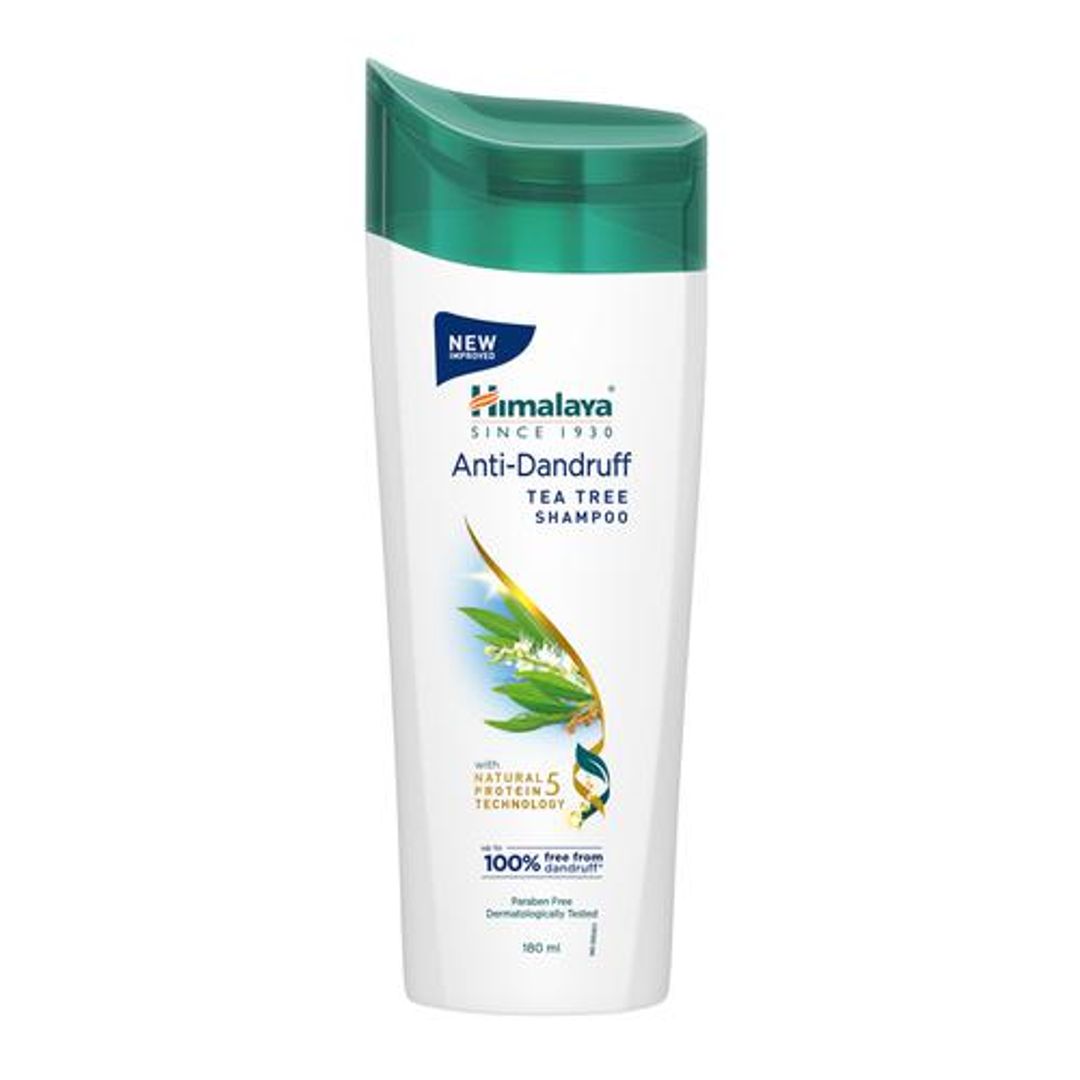 Himalaya Anti-Dandruff Shampoo - With Tea Tree Oil, Aloe Vera, For All Hair Types, 180 ml 