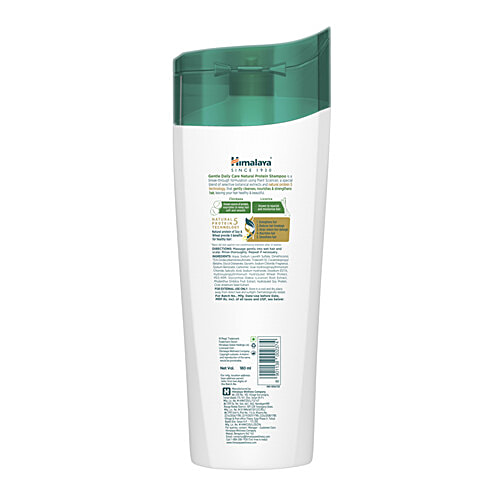 Himalaya Gentle Daily Care Natural Protein Shampoo For Women & Men With Chickpea, Licorice & Amla, 180 ml  Protects From Daily Wear & Tear, Gently Cleanses & Strengthens