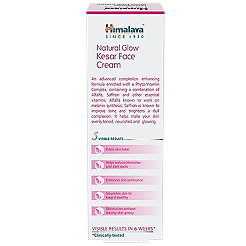 Himalaya Natural Glow Kesar Face Cream, 25 g  