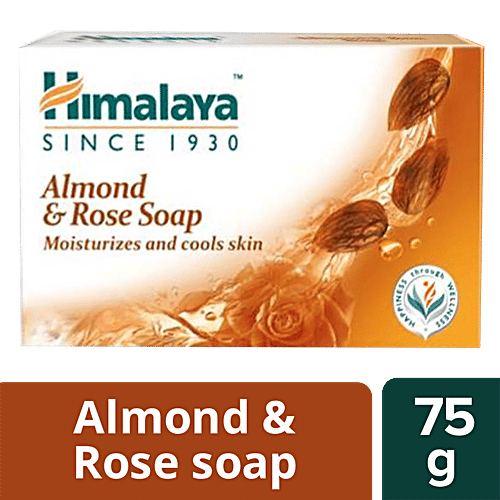 Himalaya Almond & Rose Soap, 75 g  