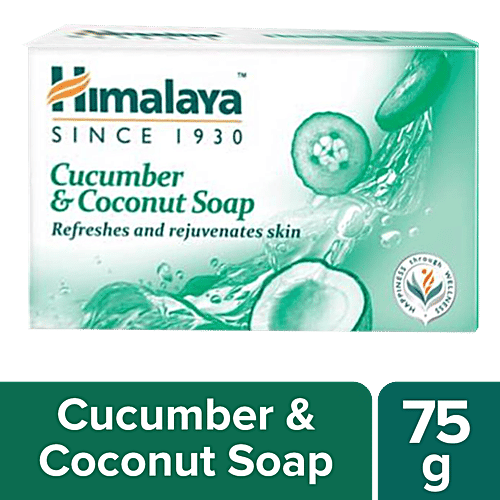 Himalaya Cucumber & Coconut Soap, 75 g  