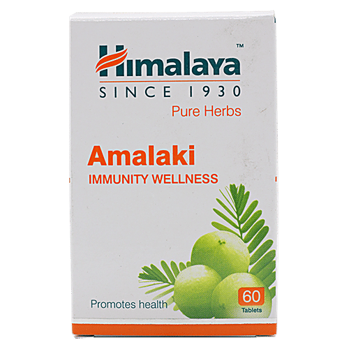 Himalaya Wellness Amalaki - Tablets (Wellness), 60 pcs Bottle Promotes Health