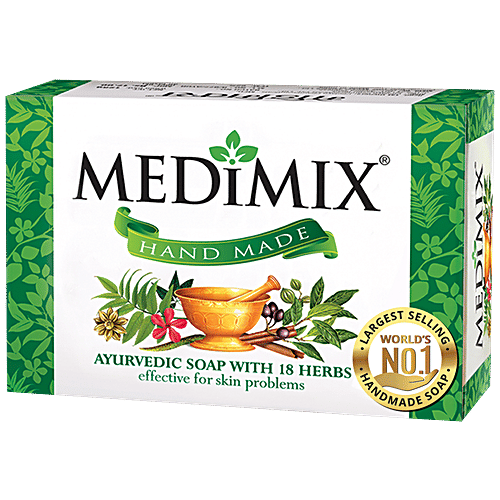 Buy Medimix Bathing Soap Ayurvedic Soap With 18 Herbs 125 Gm Carton