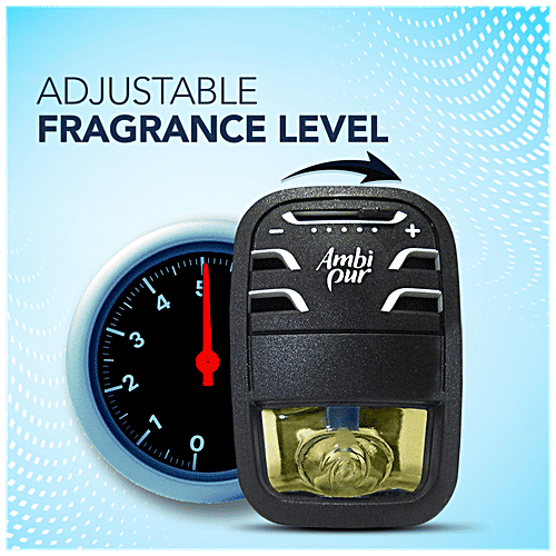 Ambipur Car Air Freshener - Eliminates Odour, Aqua Fragrance, 7.5 ml  Eliminates Odour, Aqua Fragrance