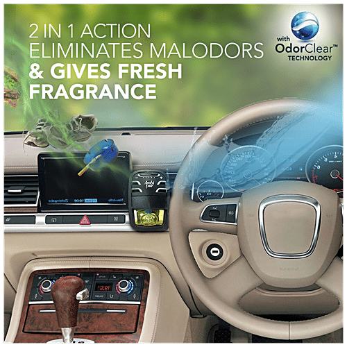 Ambipur Car Air Freshener - Eliminates Odour, Aqua Fragrance, 7.5 ml  Eliminates Odour, Aqua Fragrance