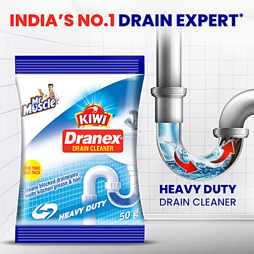 Buy Kiwi Dranex Drain Cleaner 375 Gm Bottle Online At Best Price of Rs 200 bigbasket