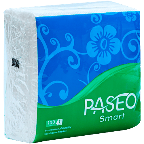 Paseo Luncheon Serviettes Paper Napkins - 1 Ply, 100 Pulls  