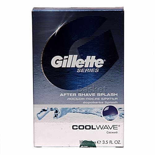 Gillette Series After Shave Splash - Cool Wave, Refreshing, 100 ml Carton