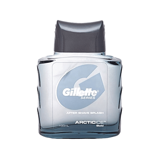 Gillette After Shave Splash - Arctic Ice, 100 ml Carton 