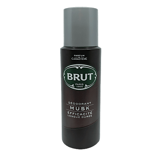 Brut Musk Deodorant for Men - Long Lasting & Elegant Musky Fragrance, 200 ml Long Lasting