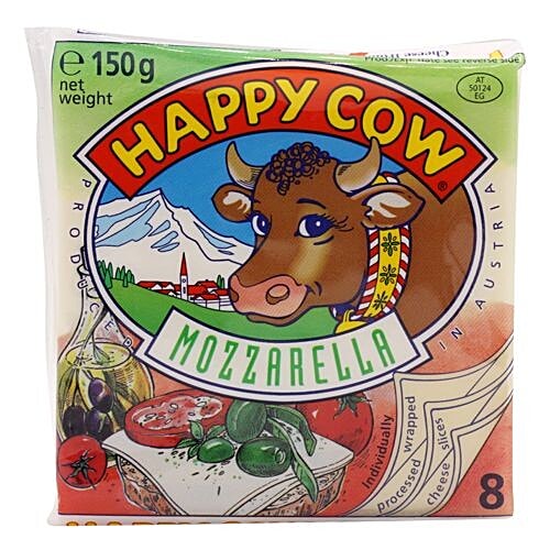 Buy Happy Cow Processed Mozzarella Cheese Slices Online at Best Price of Rs 235 bigbasket