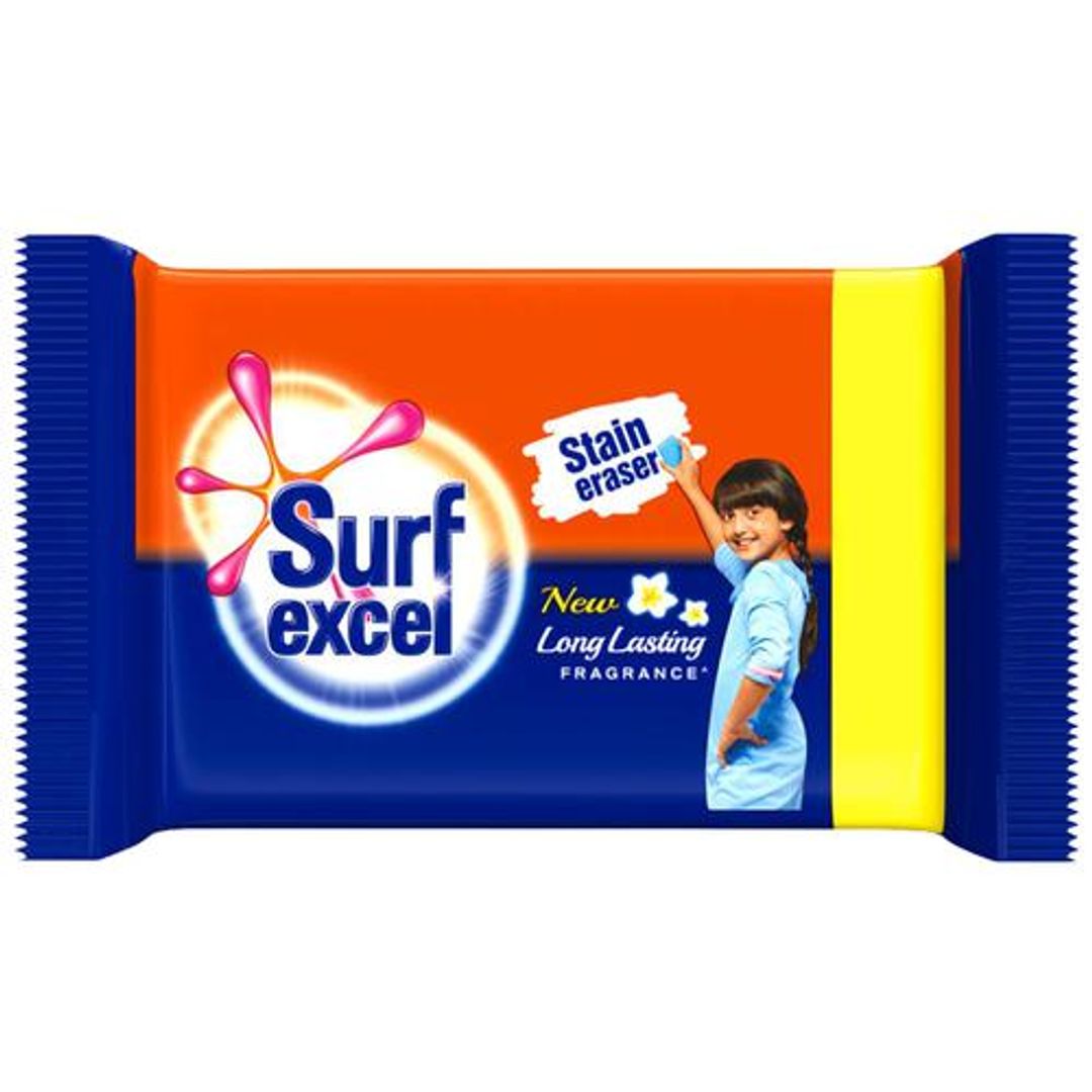 Surf Excel Detergent Bar, 80 g Pouch