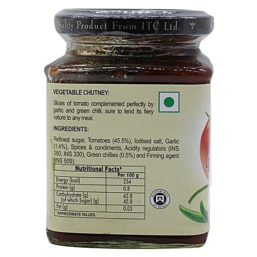 Buy Kitchens Of India Chutneys Tomato & Chilli 300 gm Bottle Online