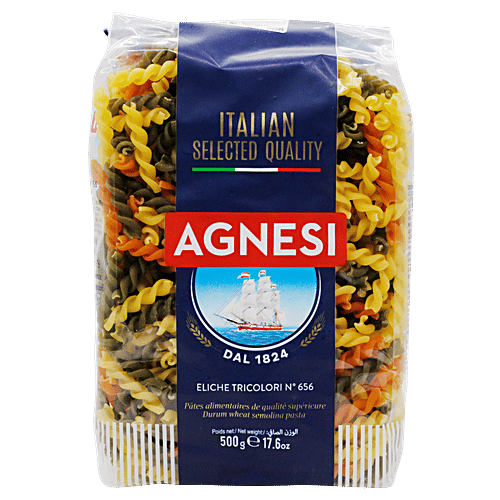 Agnesi Pasta - Le Elichi Tricolore, 500 g Pouch 