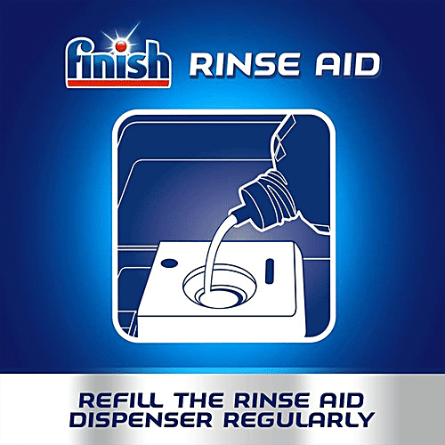 Finish Rinse & Shine Aid - Regular, Spot Prevention & 100% Better Drying, 400 ml  