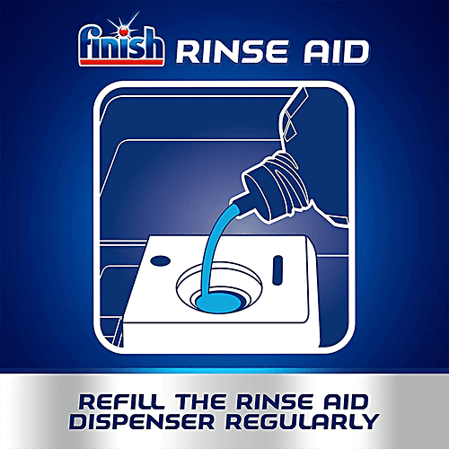 Finish Rinse & Shine Aid - Regular, Spot Prevention & 100% Better Drying, 400 ml  