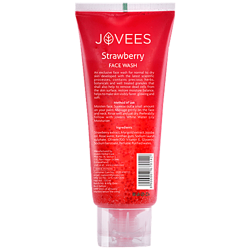 Jovees Strawberry Face Wash, 120 ml  
