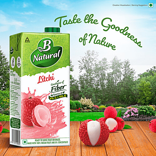 B Natural Juice - Litchi Luscious, 1 L Carton 