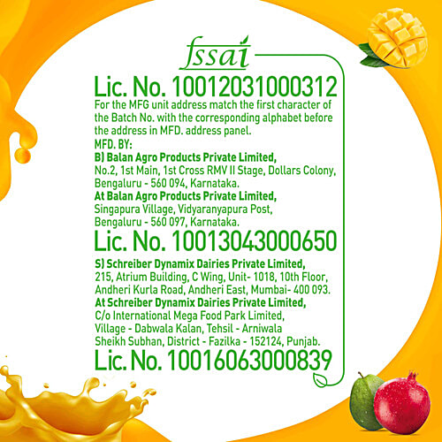 B Natural Juice - Mixed Fruit Merry, 1 L Carton 