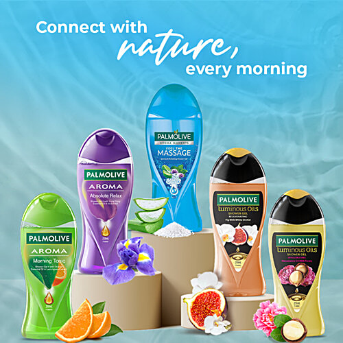 Palmolive Aloevera & Thermal Minerals Feel The Massage Exfoliating Shower Gel, 250 ml