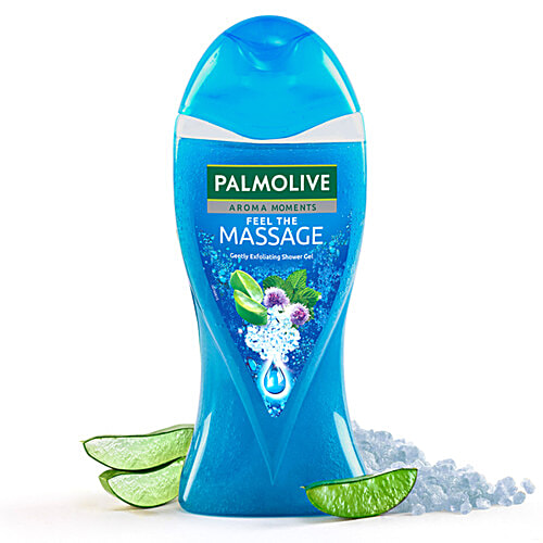 Palmolive Aloevera & Thermal Minerals Feel The Massage Exfoliating Shower Gel, 250 ml