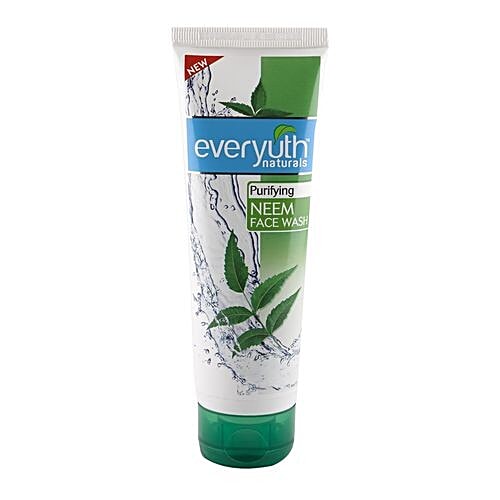 Buy Everyuth Face Wash Neem 100 Gm Tube Online at the Best Price of Rs