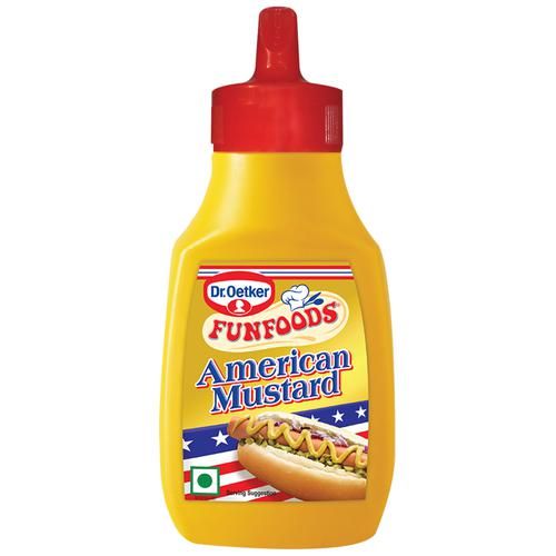 Dr. Oetker FunFoods - American Mustard, 260 g Bottle 