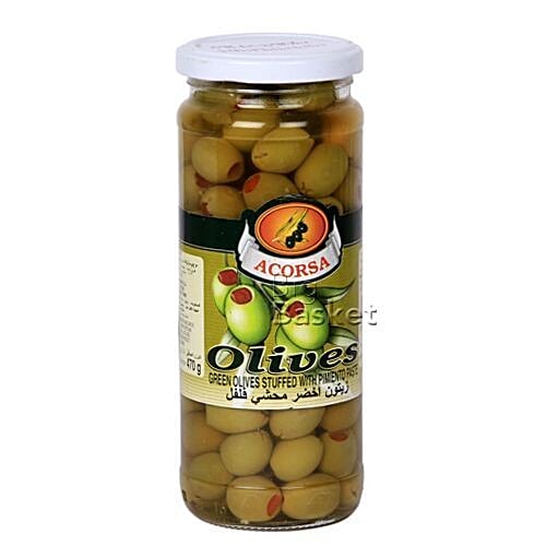 Buy Acorsa Olives Green Olives Stuffed with Pimiento Paste Online at