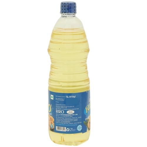 Rro Refined Groundnut Oil, Primio, 1 L Bottle Zero Cholesterol, Zero Trans Fatty Acids
