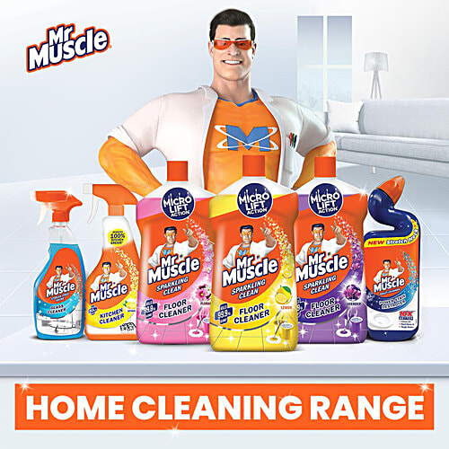Mr. Muscle Glass and Surface Cleaner Spray, 500 ml  Streak Free