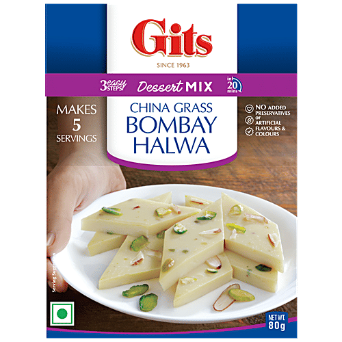 Gits Bombay Halwa Mix, 80 g Carton 