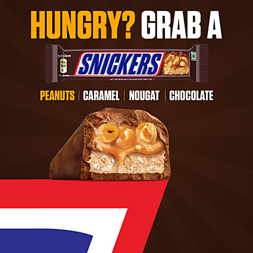 Snickers Peanut Filled Chocolate Bar, 25 g Pouch 
