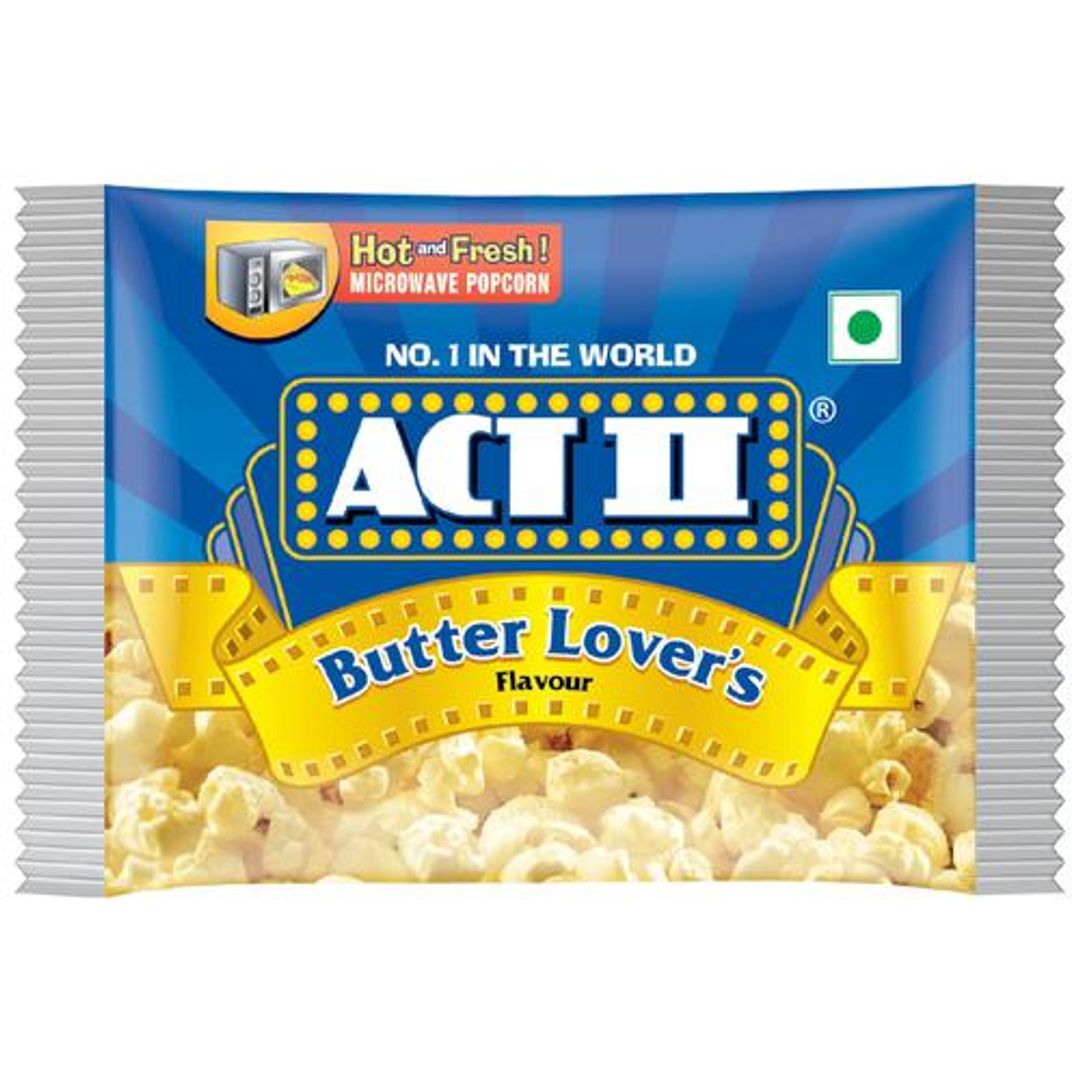 ACT II Instant Popcorn - Butter Lover's Flavour, Snacks, 33 g Pouch