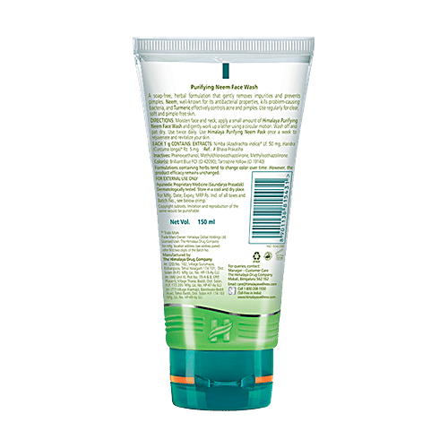 Himalaya Purifying Neem Face Wash, 150 ml  