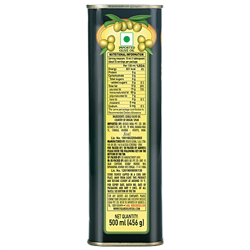 Figaro Olive Oil, 500 ml Tin 