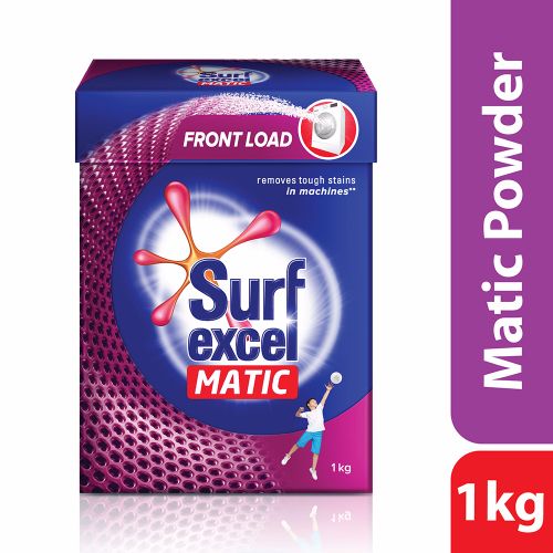 Surf Excel Matic Front Load Detergent Powder, 1 kg Carton 