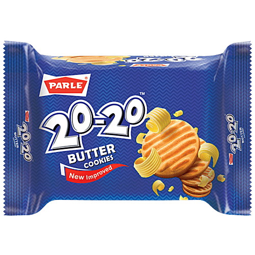Parle 20-20 Butter Cookies, 80 g Pouch 