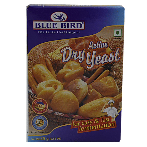 Buy Blue Bird Dry Yeast Active 25 Gm Carton Online at the Best Price of