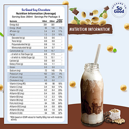So Good Soy Milk - Chocolate, 1 L  