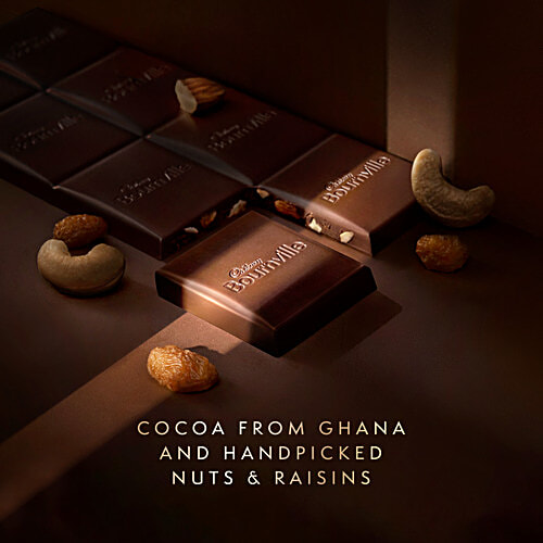 Cadbury Bournville Fruit & Nut 50% Dark Chocolate Bar, 75 g  