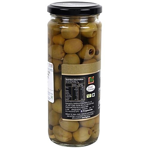 Buy Fragata Spanish Olives Pitted Green 440 Gm Jar Online At Best Price