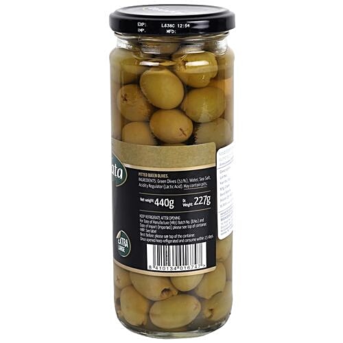 Buy Fragata Spanish Olives Pitted Green 440 Gm Jar Online At Best Price