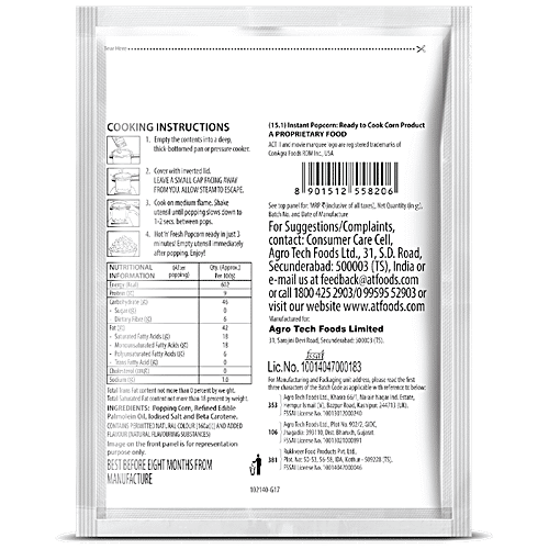 ACT II Instant Popcorn - Butter Delite, 70 g Pouch 