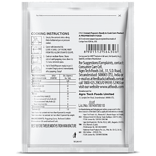 ACT II Instant Popcorn - Classic Salted, 60 g Pouch 